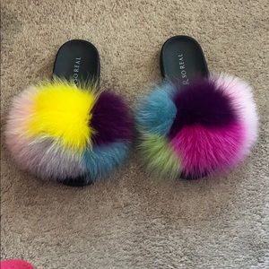 Fox Fur Slides